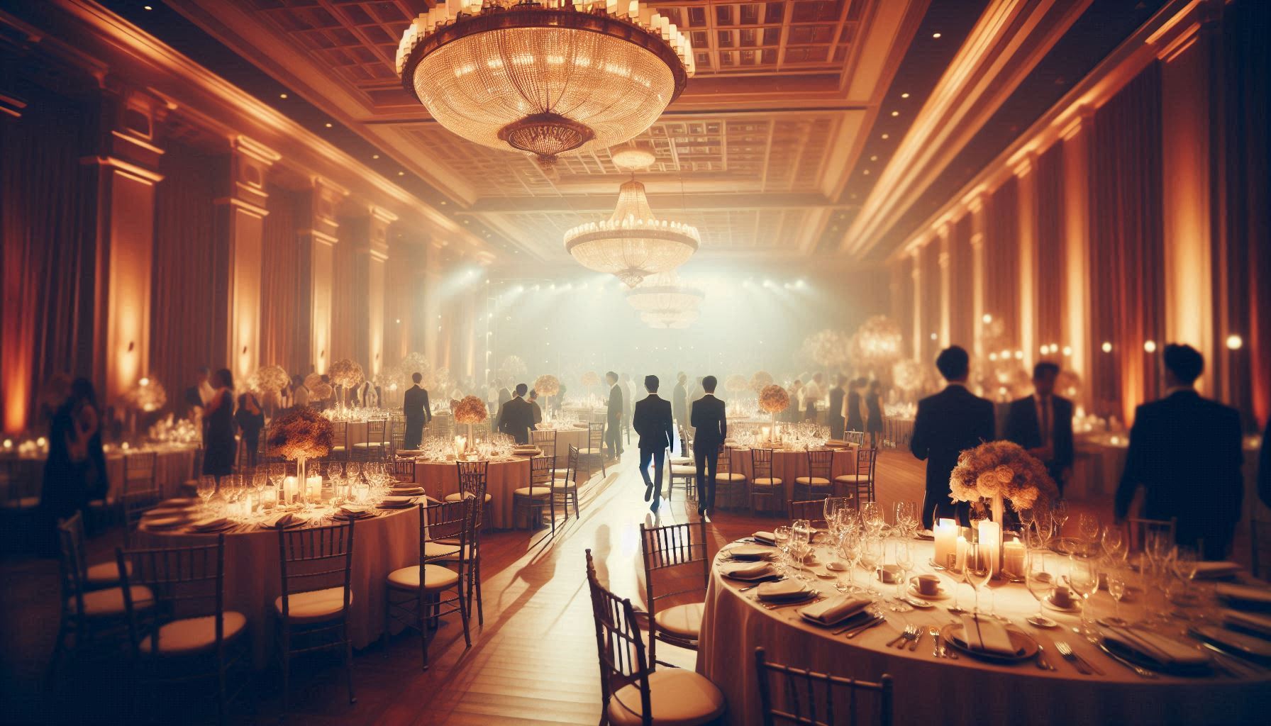 A catering impression in United States